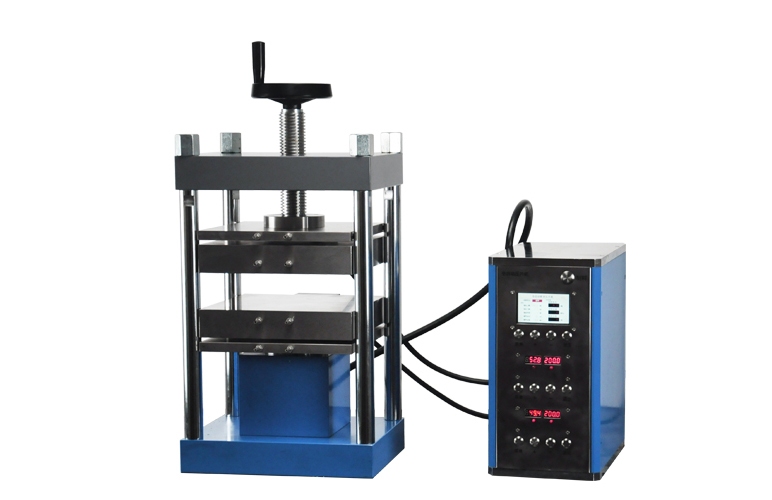 JHP-600F自动型双平板热压机（分体式） 大平板热压压样机 实验室自动热压机
