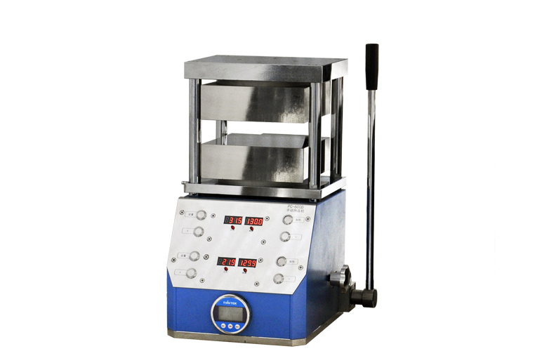 JSP-600HA系列一体式手动热压机（数显） 双平板手动热压机 实验室热压压样机 300℃/500℃